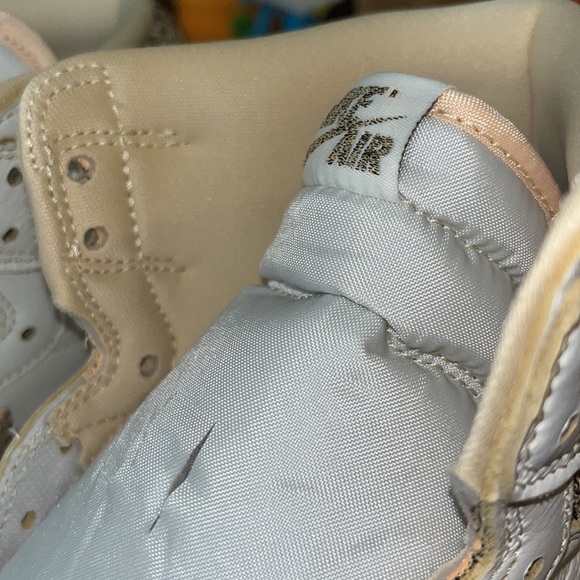 Nike Air Jordan 1 High OG Craft Sail/Pale Vanilla/Black Mens size 12 New (2023) - Picture 9 of 17